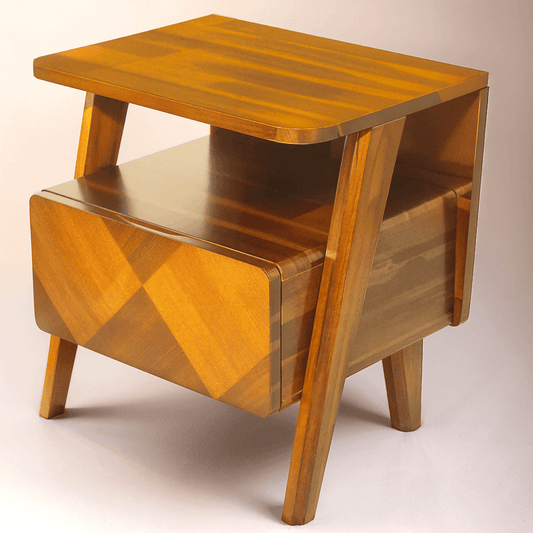 Rum Nightstand with drawer - DH International Trading Inc.