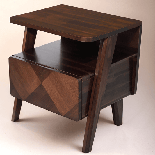 Rum Nightstand with drawer - DH International Trading Inc.