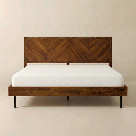 Alander Solid Wood Bed Frame