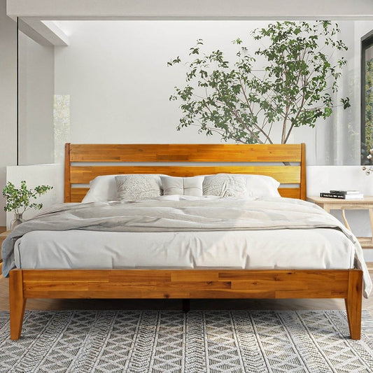 Emery Solid Wood Bed Frame - DH International Trading Inc.