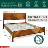 Bifrost Platform Bed Frame With Headboard