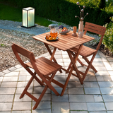 Foldable Bistro Table and Chairs Set