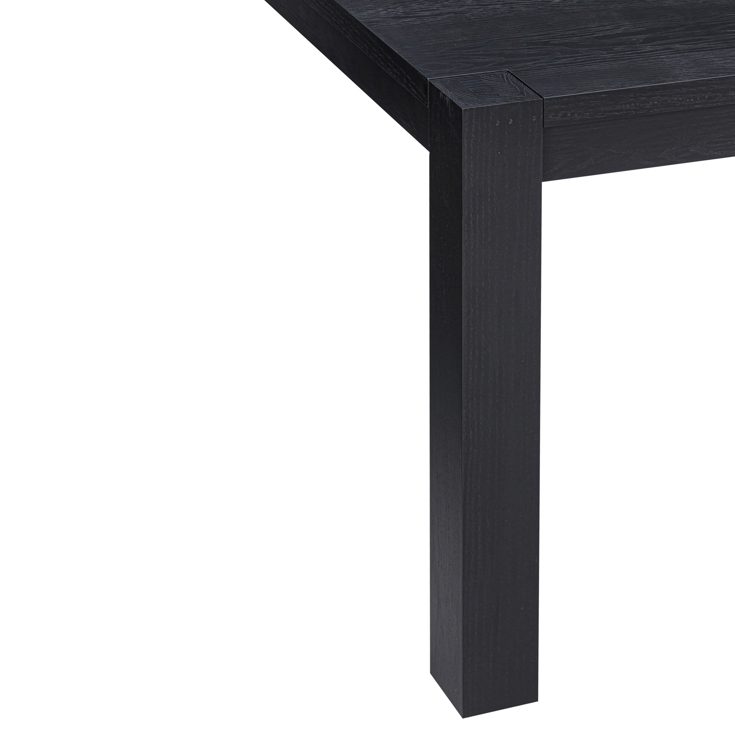 Table bloc - Noir brûlé
