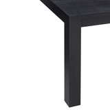 Table bloc - Noir brûlé