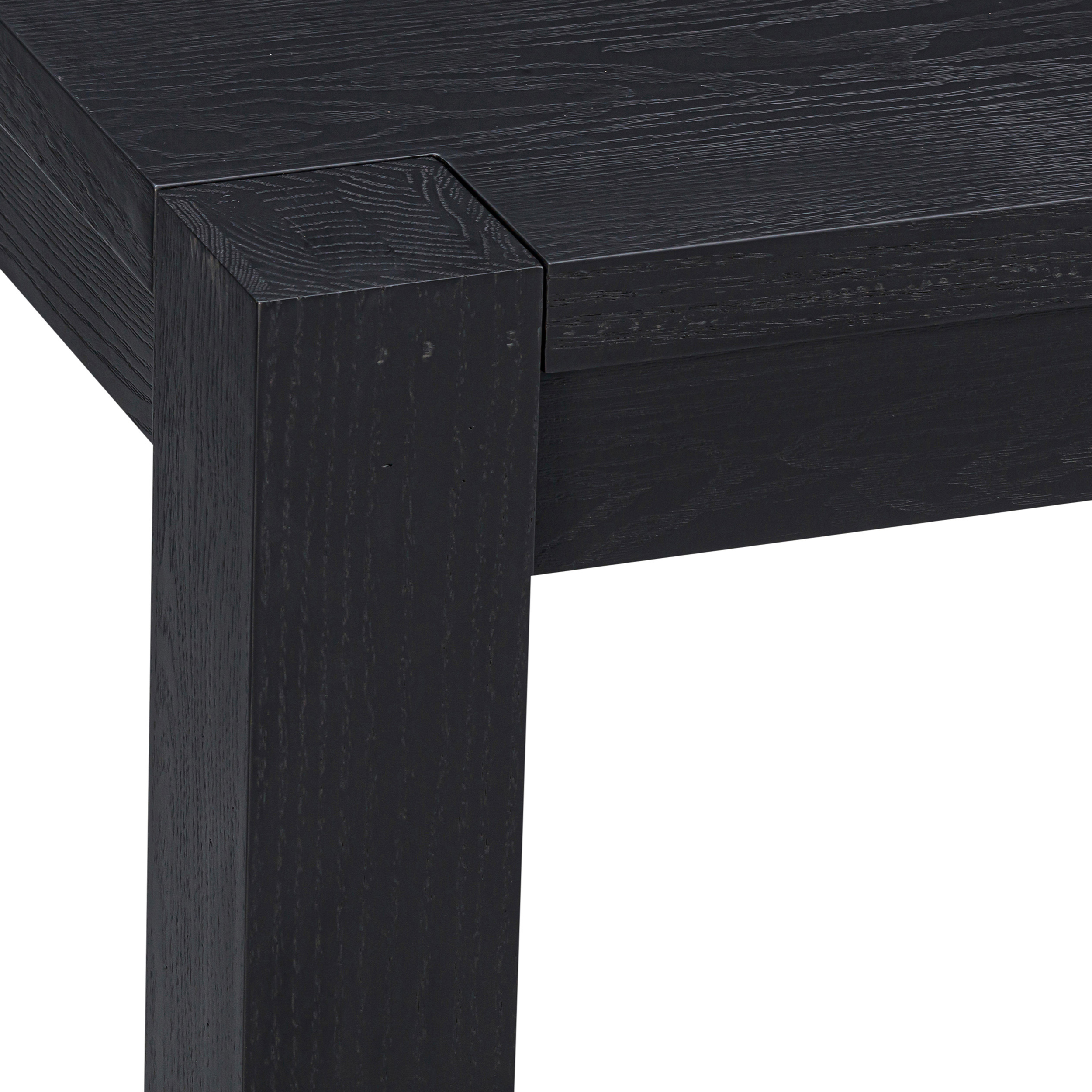 Table bloc - Noir brûlé
