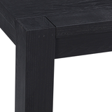 Table bloc - Noir brûlé