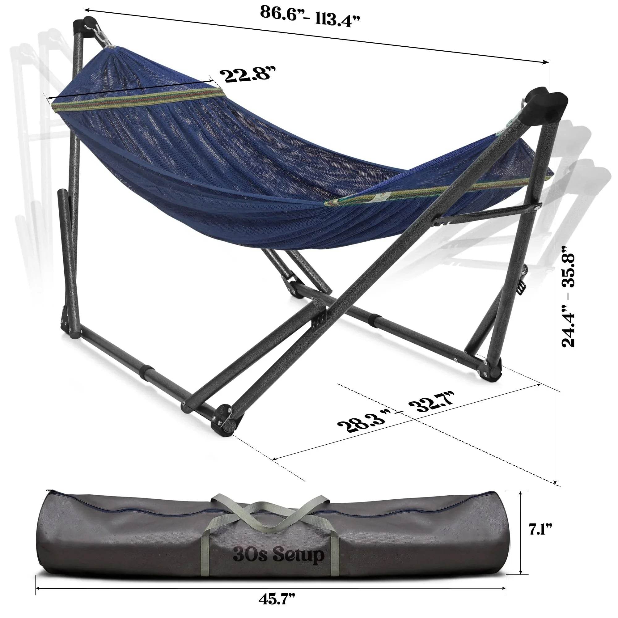 Tranquillo Uniki Collapsible Hammock Stand - DH International Trading Inc.