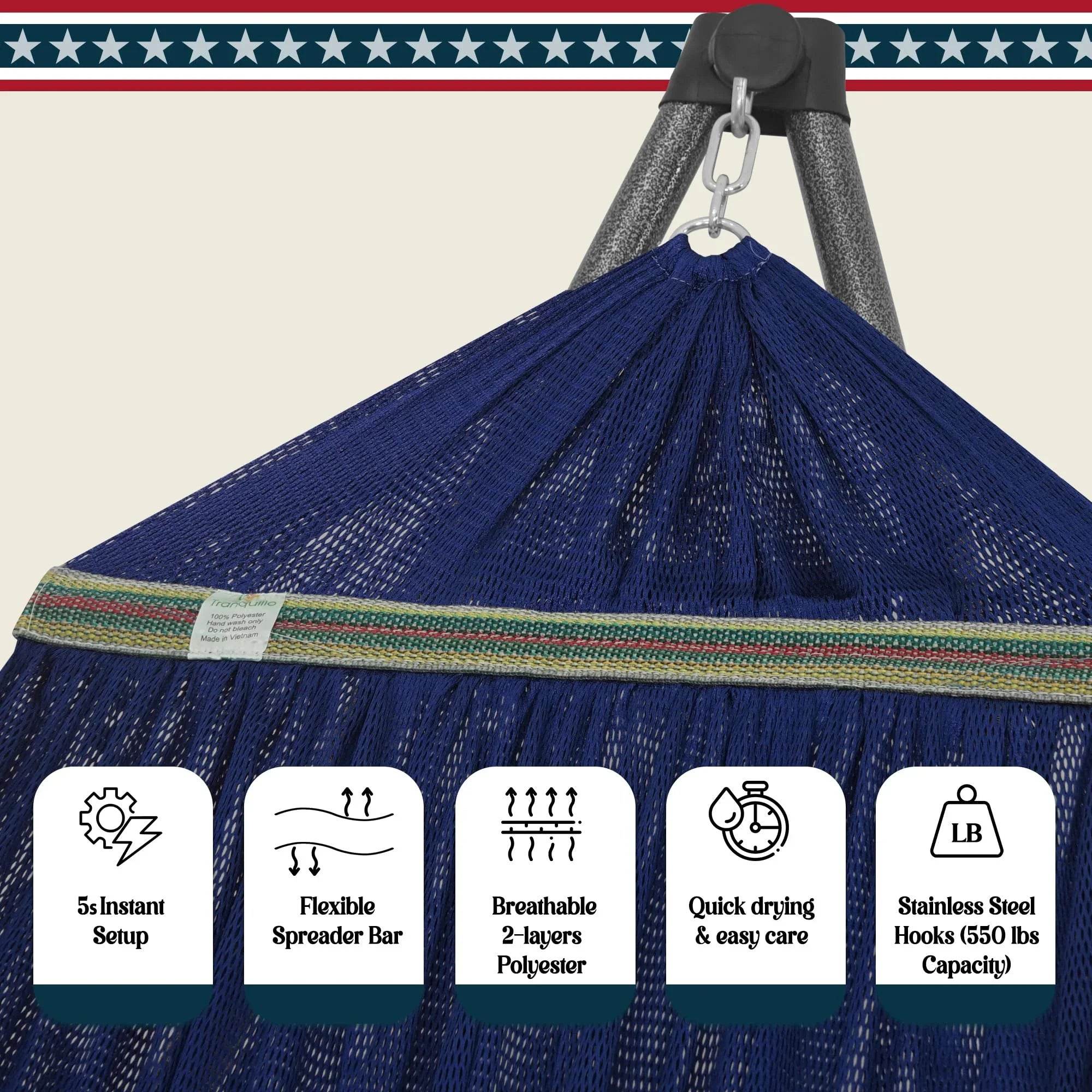 Tranquillo Uniki Collapsible Hammock Stand - DH International Trading Inc.