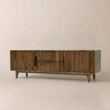 Bosk Wood Fluted TV Stand