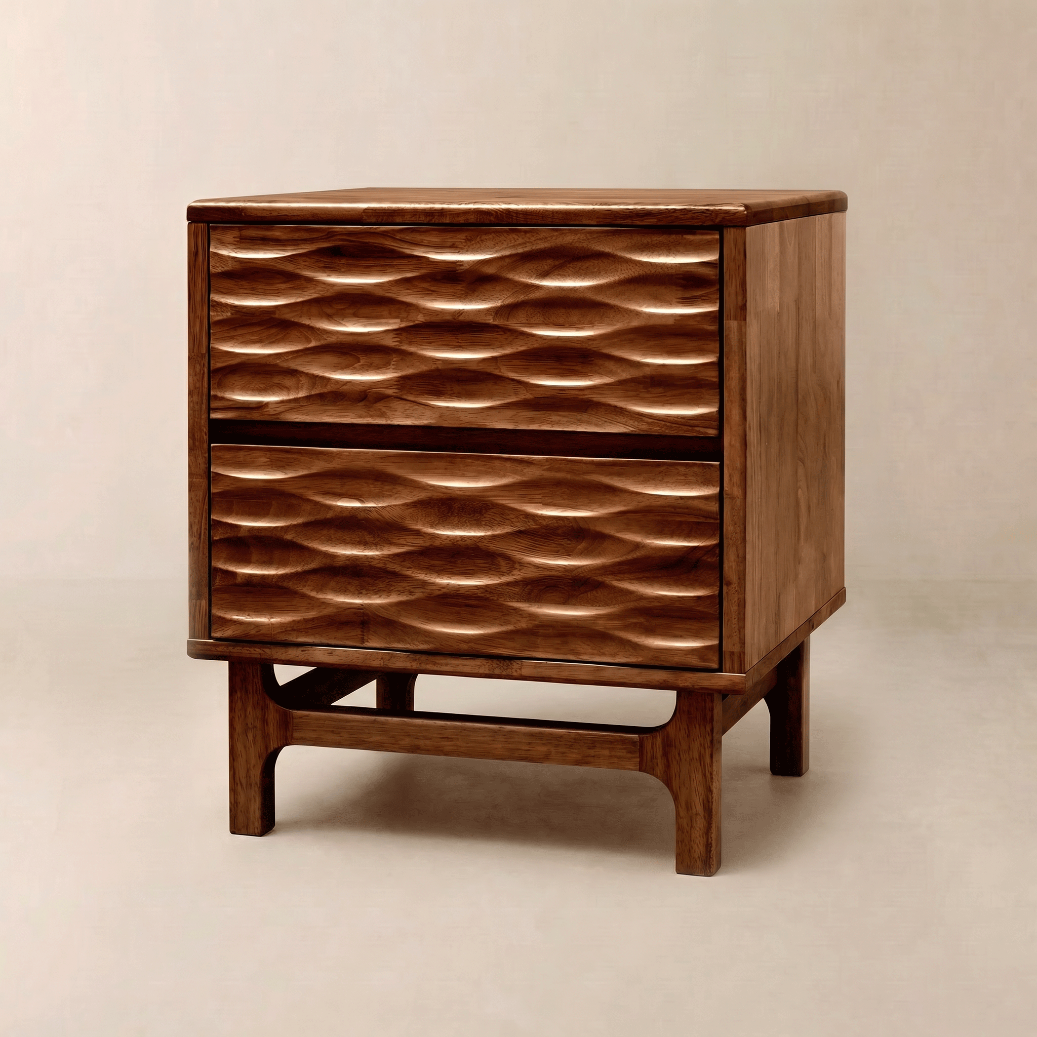 Elara Solid Wood Nightstand
