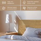 Haven Deluxe Wood Platform Bed Frame
