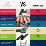 Tranquillo Universal Canvas Hammock Medium Size for Ultimate Comfort and Style