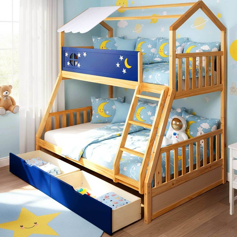 Moonlight Kid Bunk Bed - DH International Trading Inc.
