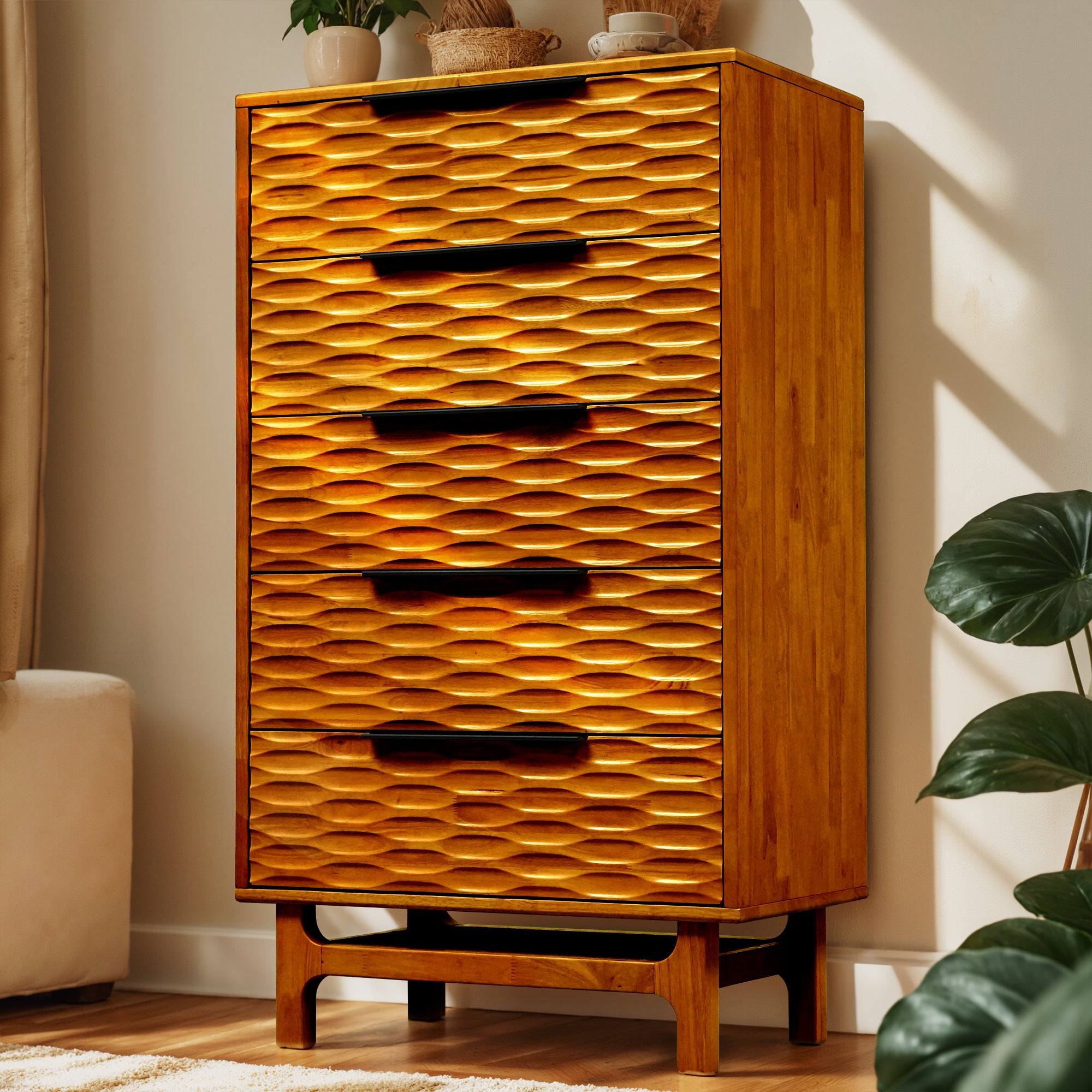 Elara Dresser with 5 Drawers