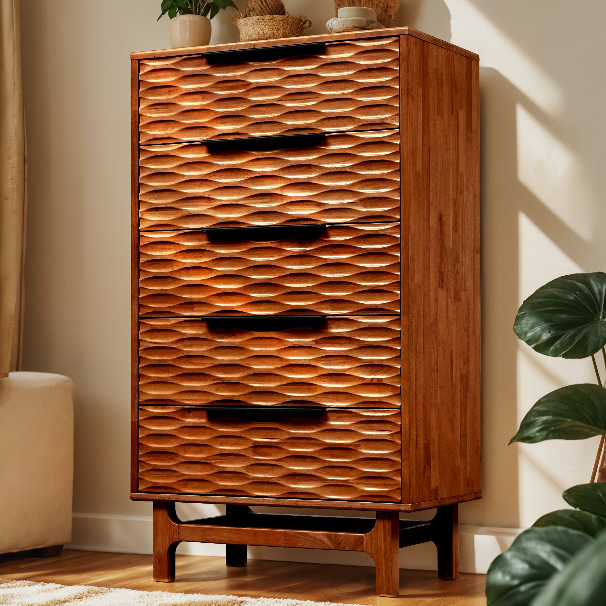 Elara Dresser with 5 Drawers