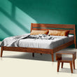 Callisto Solid Wood Bed Frame and Nightstand Bedroom Set - DH International Trading Inc.