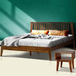 Kaylin Solid Wood Bed Frame & Nightstand Bedroom Set - DH International Trading Inc.