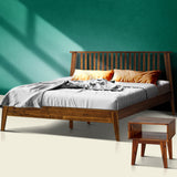 Kaylin Solid Wood Bed Frame & Nightstand Bedroom Set