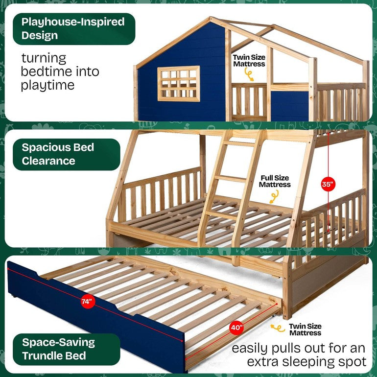 Treehouse Kid Bunk Bed - DH International Trading Inc.