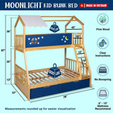 Moonlight Kid Bunk Bed - DH International Trading Inc.