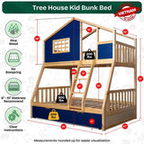 Treehouse Kid Bunk Bed - DH International Trading Inc.