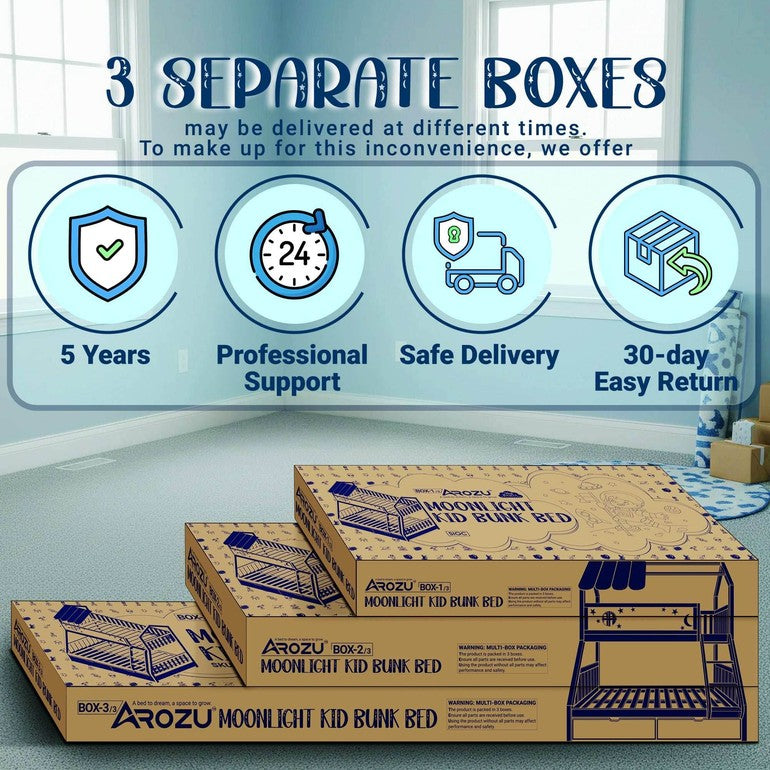 Moonlight Kid Bunk Bed - DH International Trading Inc.