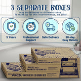 Navy Blue and Natural