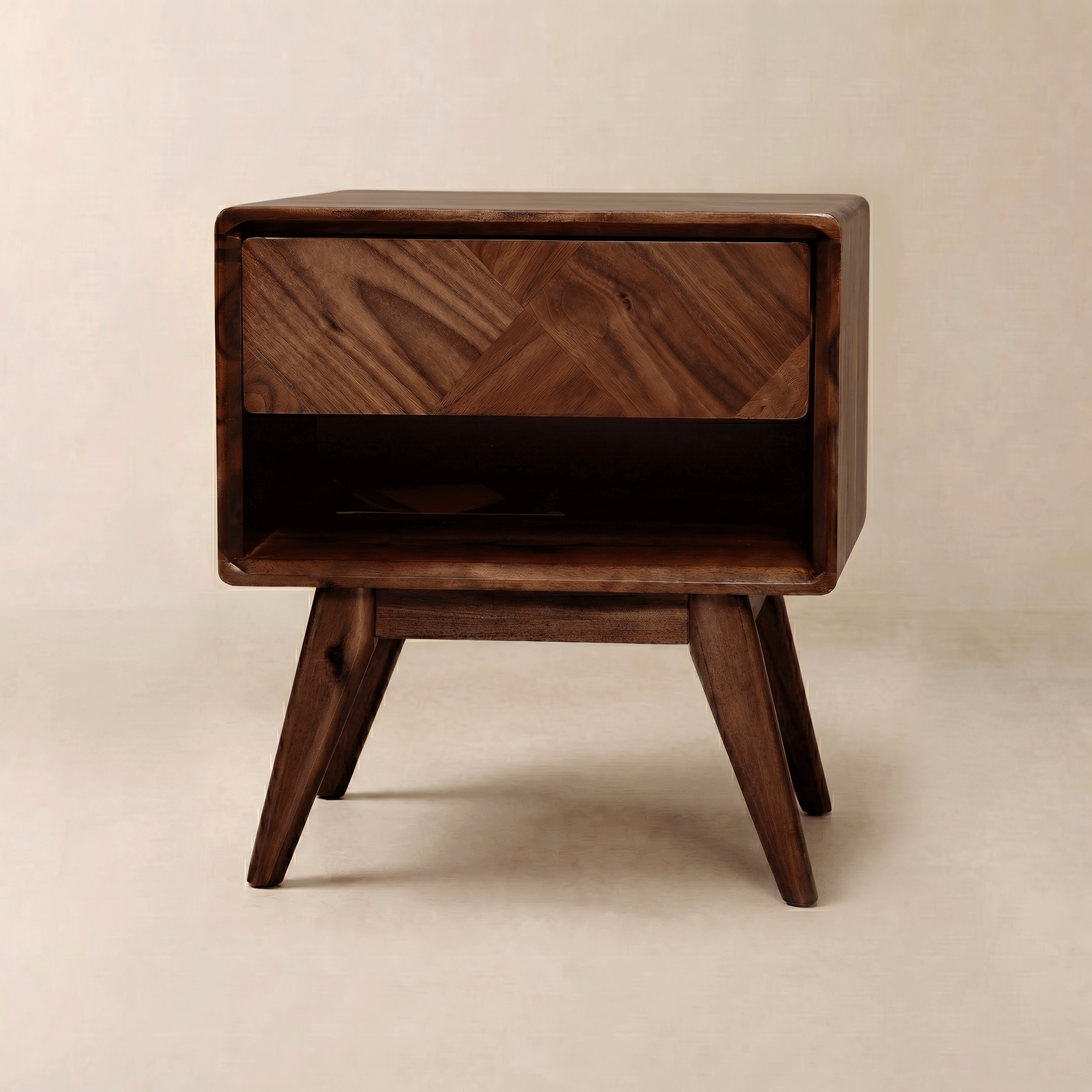 Laden Solid Wood Nightstand