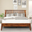 Kaylin Deluxe Wood Platform Bed Frame - DH International Trading Inc.