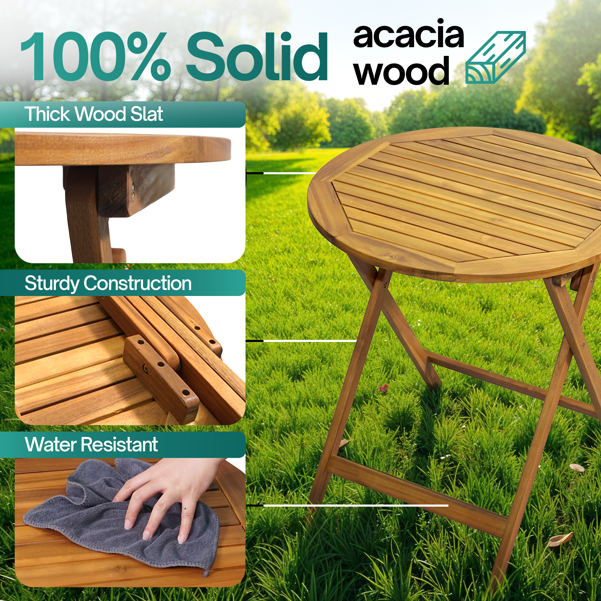 Anya Outdoor Folding Table