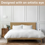 Haven Deluxe Wood Platform Bed Frame