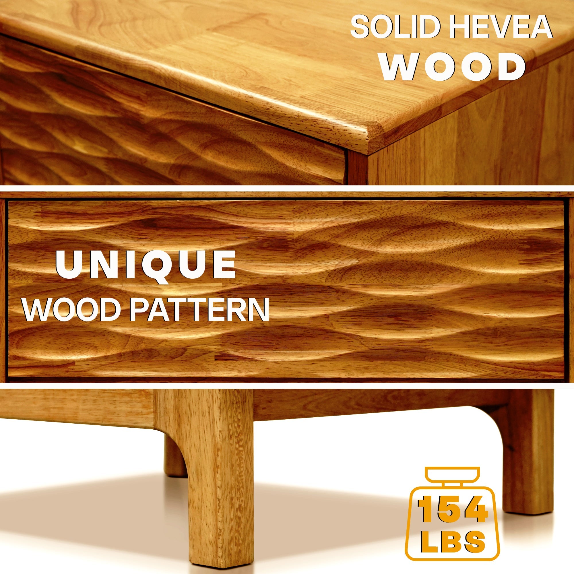 Elara Nightstand with 2 Drawers