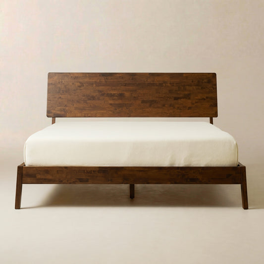 Serenity Deluxe Wood Platform Bed Frame